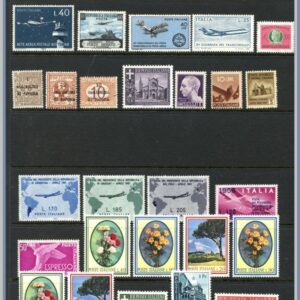 Italien  |   Lot felfria märken