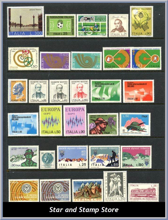 Italien | Lot felfria märken