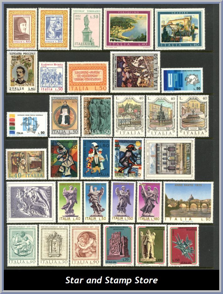 Italien | Lot felfria märken