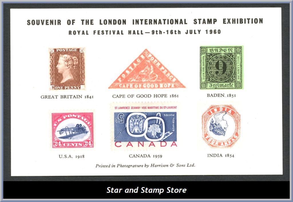 England | Utställningsblock 1960