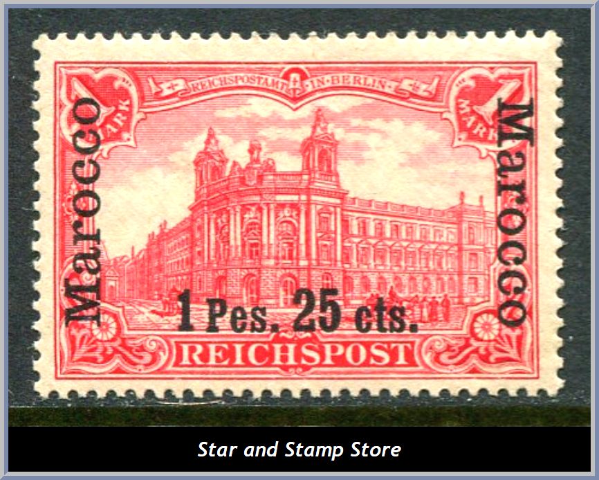 Deutsche Post in Marokko | Mi 16 I