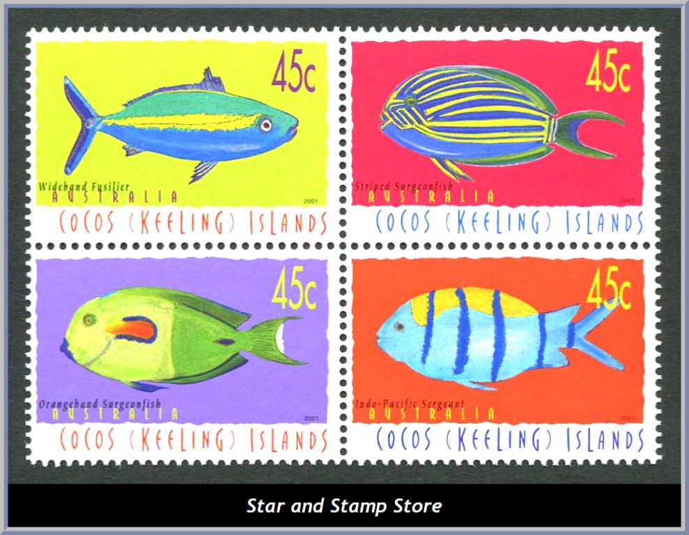Cocos (Keeling) Islands | Mi 404-407