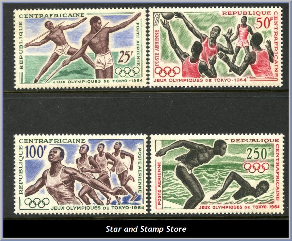Centralafrikanska republiken | Mi 59-62