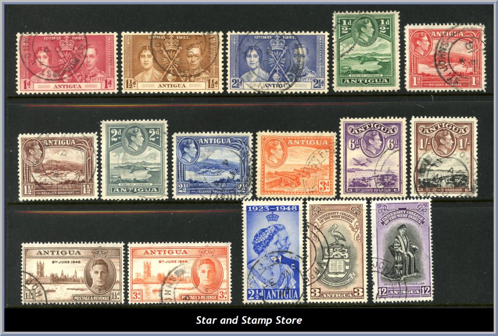 Antigua | Lot felfria märken