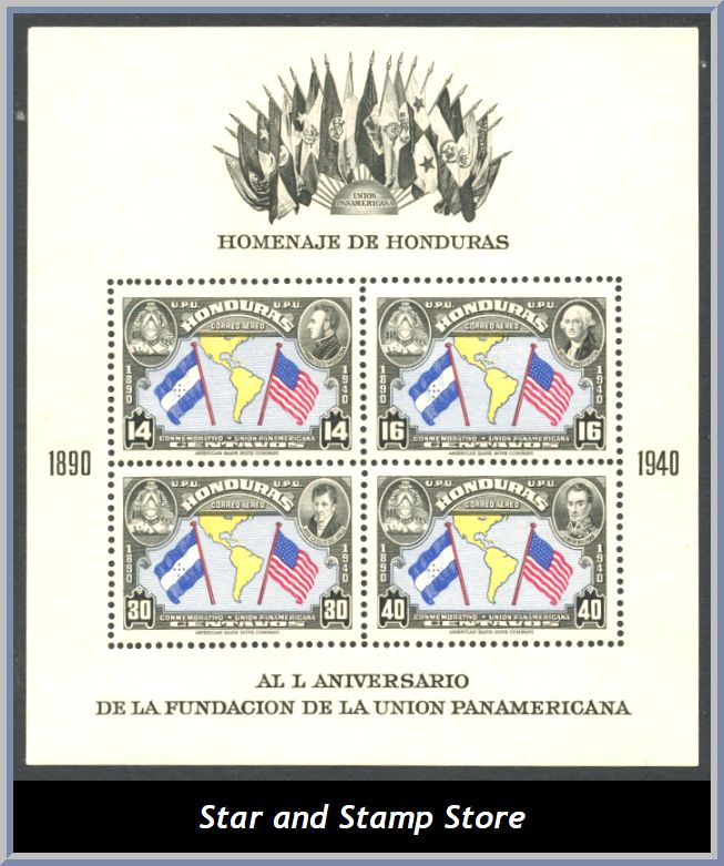 Honduras | Mi Block 1 A