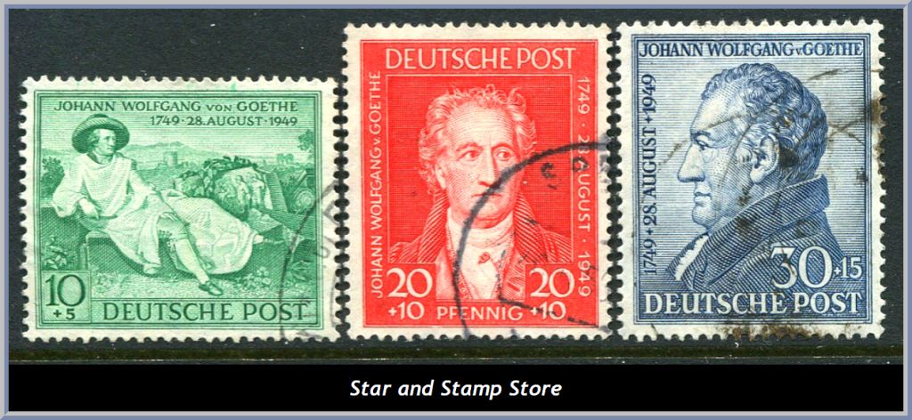 Amerikanska och Brittiska zonen | Mi 108-110