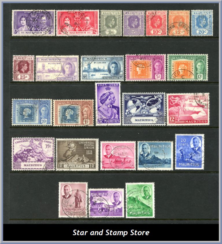 Mauritius | Lot felfria märken