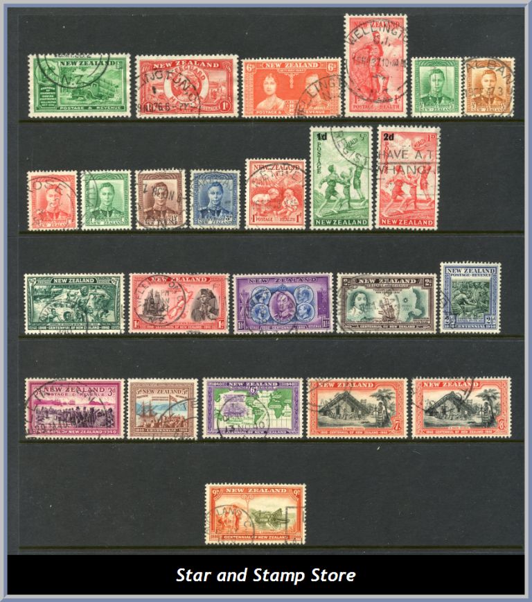 New Zealand | Lot felfria märken