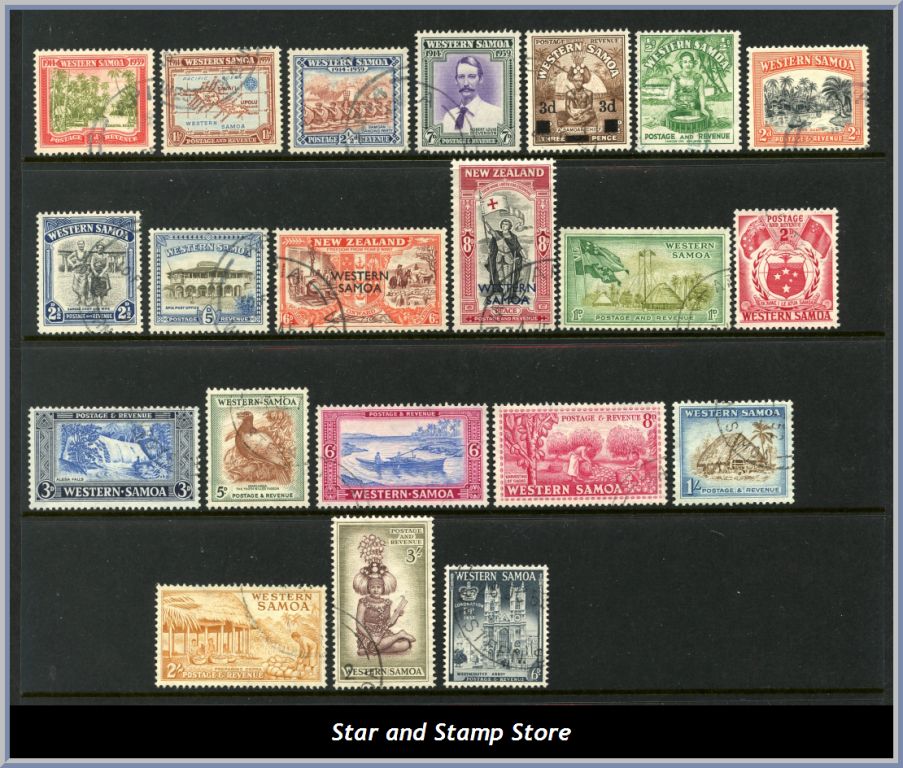 Western Samoa | Lot felfria märken