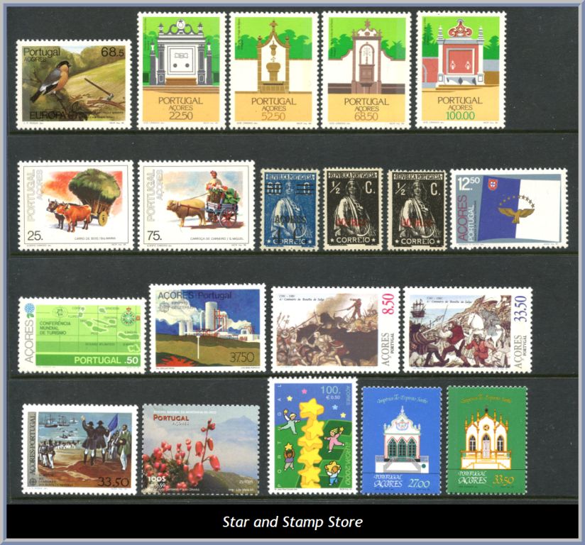 Acores | Lot felfria märken