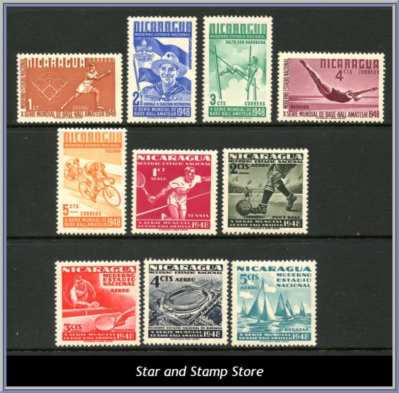 Nicaragua | Mi 984-988, 997-1001