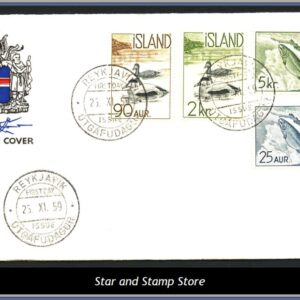 Island  |  Facit FDC 25-11-1959