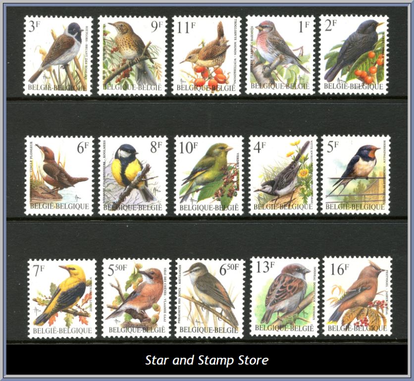 Belgien | Lot felfria märken