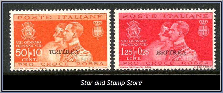 Italienska Eritrea | Mi 164-165