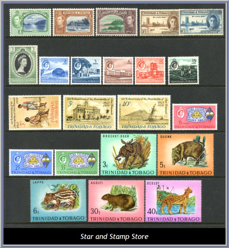 Trinidad and Tobago | Lot felfria märken
