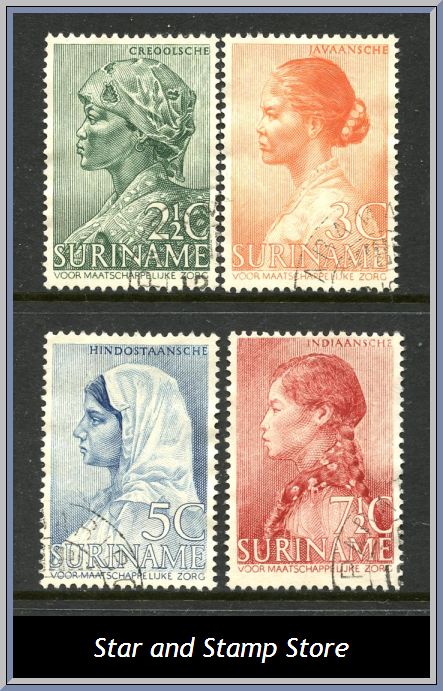 Surinam | Mi 210-213