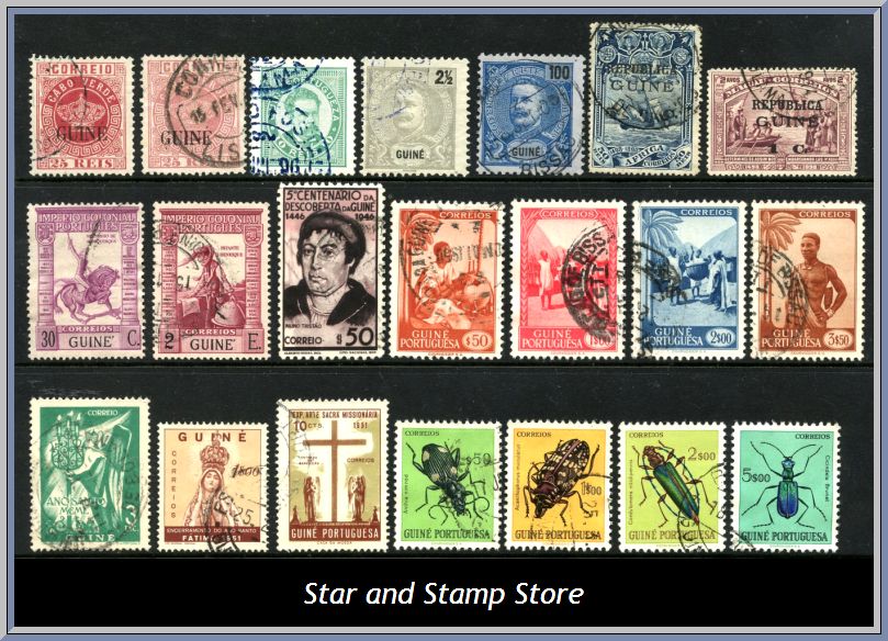 Portugisiska Guinea | Lot felfria märken