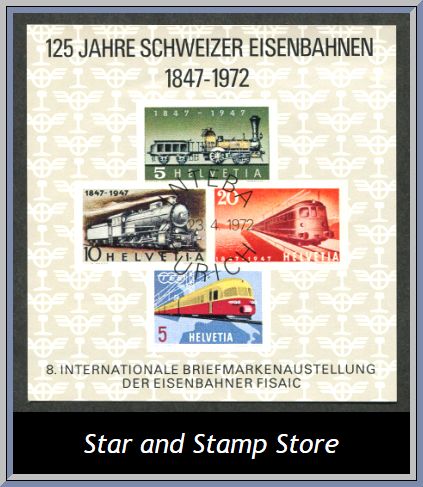 Schweiz | Block 125 Jahre Schweizer Eisenbahnen
