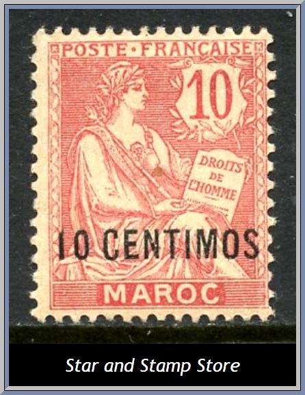 Fransk post i Marocko | Mi 12