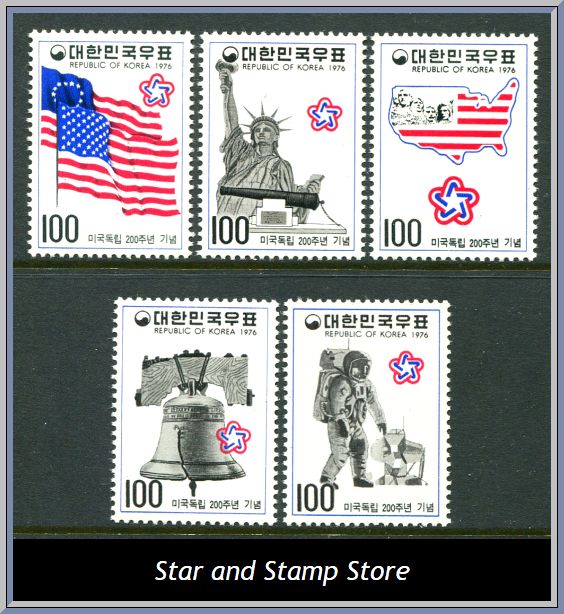 Sydkorea | Mi 1038-1042