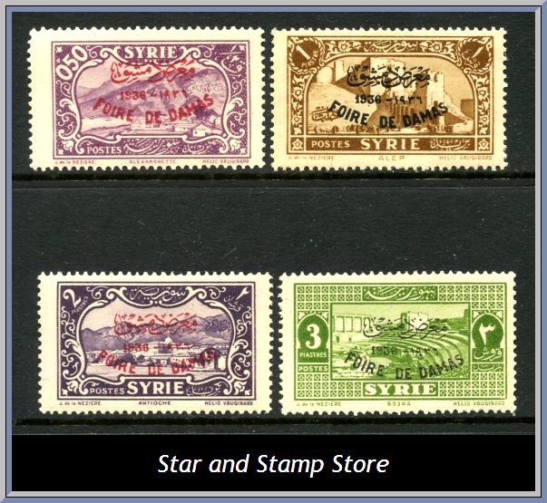 Franska Syrien | Mi 396-399
