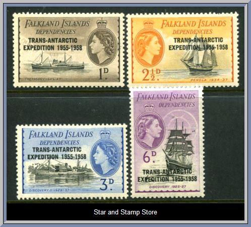 Falkland Islands Dependencies | SG G 41-44