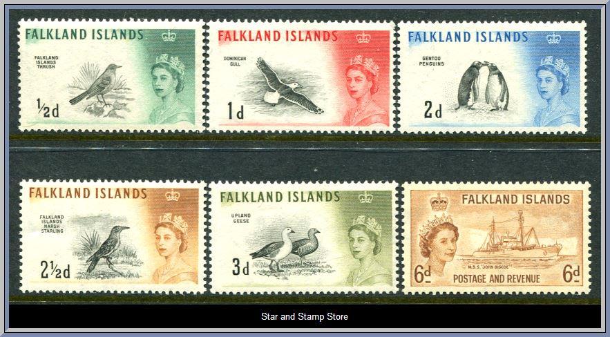 Falkland Islands | SG 193-197,199
