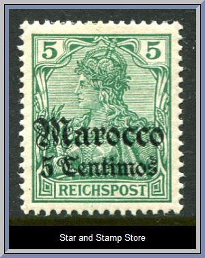 Deutsche Post in Marokko | Mi 22