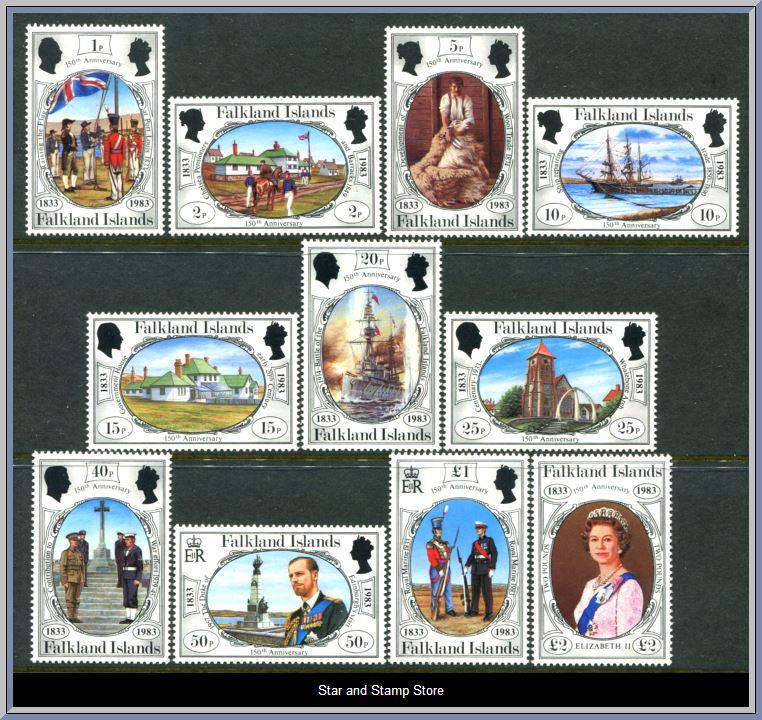 Falkland Islands | Mi 363-373