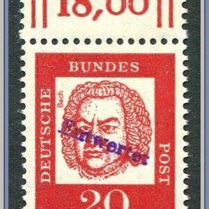 Bund | Mi 352 y XP - Variant Påtryck "Entwertet"