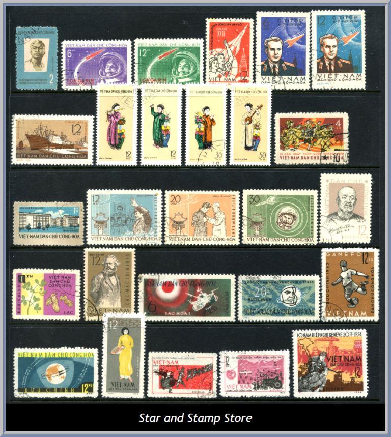 Vietnam | Lot felfria märken