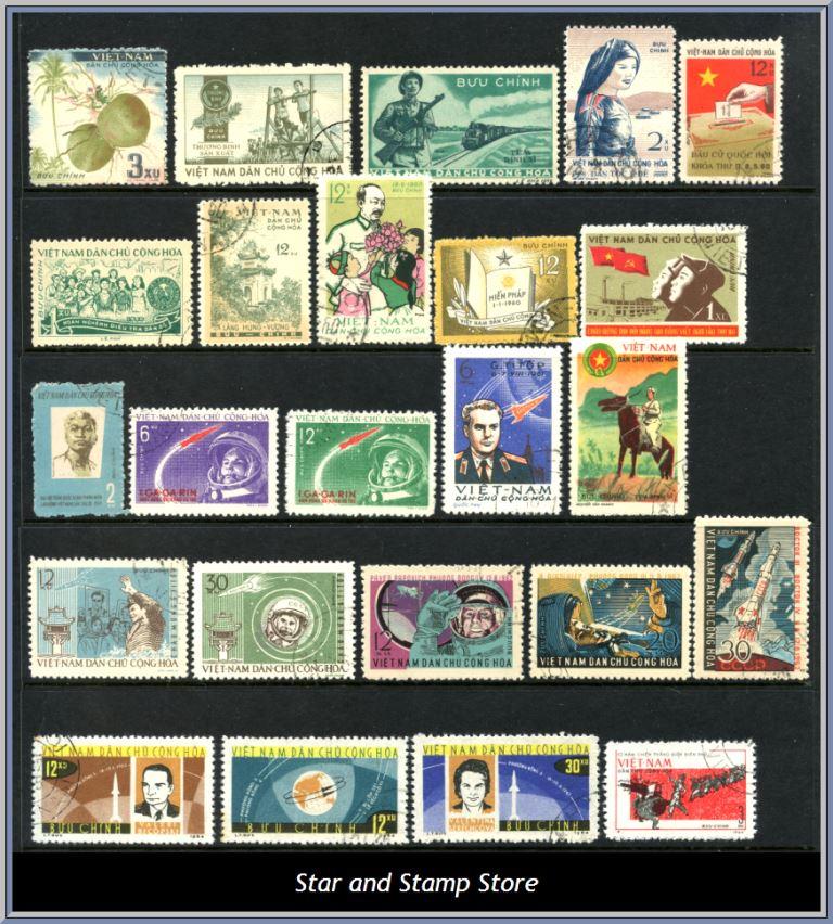 Vietnam | Lot felfria märken