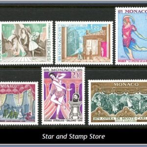 Monaco  |  Mi 1384-1389