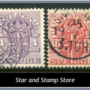 Sverige  |  Facit Tj 41, 43, 47, 50 cx