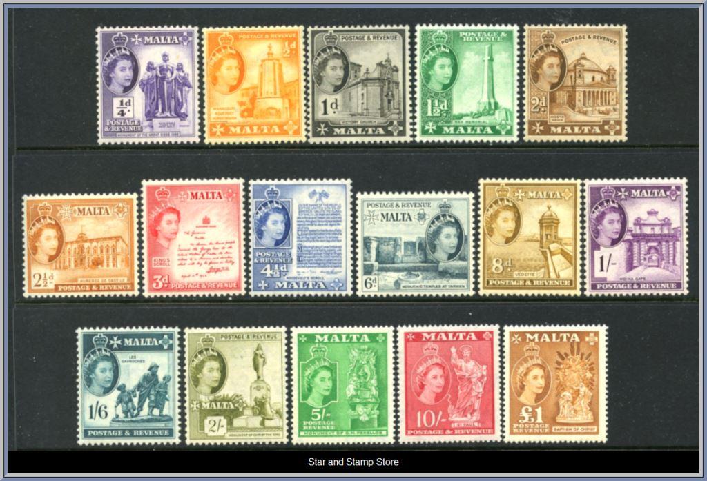 Malta | SG 266-278, 280-282