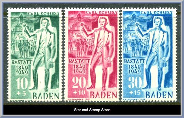 Baden | Mi 50-52