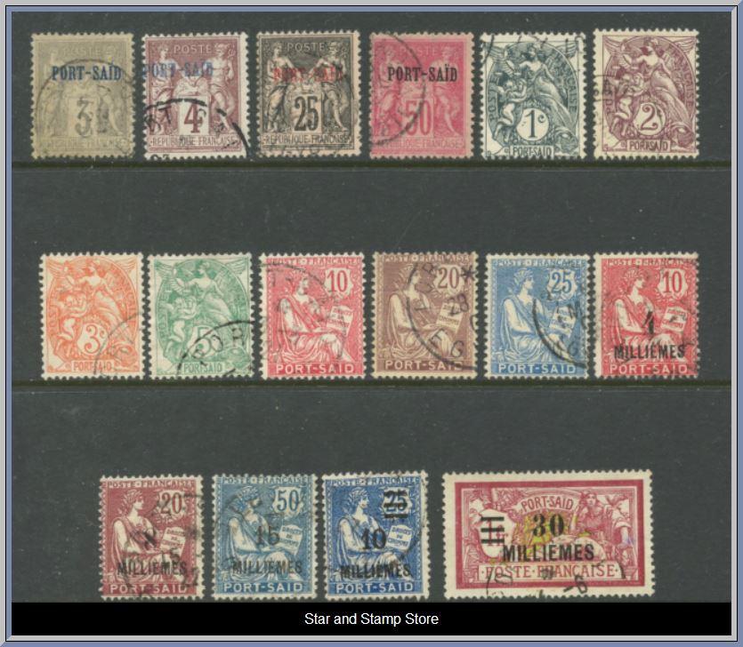 Port Said | Lot felfria märken