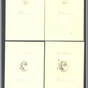 Österrike | 8 st förslagsteckningar av Joseph Haydn, samtliga signerade G Wimmer.
