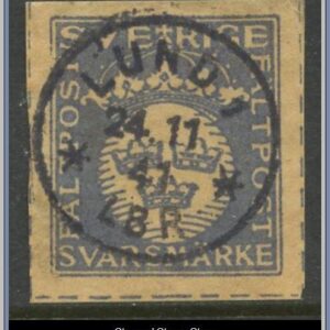 Lund 1 Lbr  |  Facit M 9