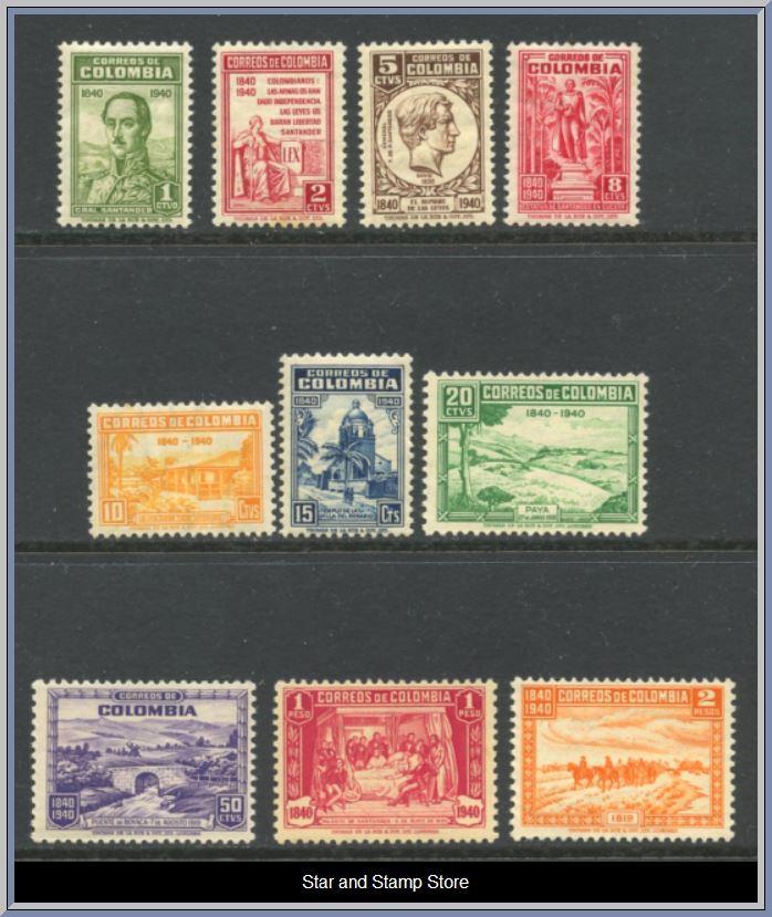 Colombia | Mi 411-420