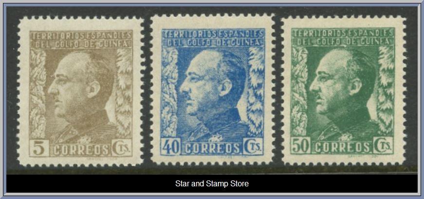 Golf de Guinea | Mi 223-224, 225 a