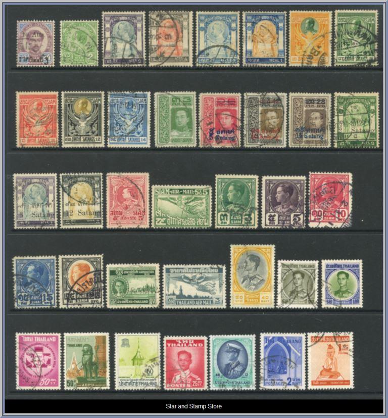Thailand | Lot felfria märken