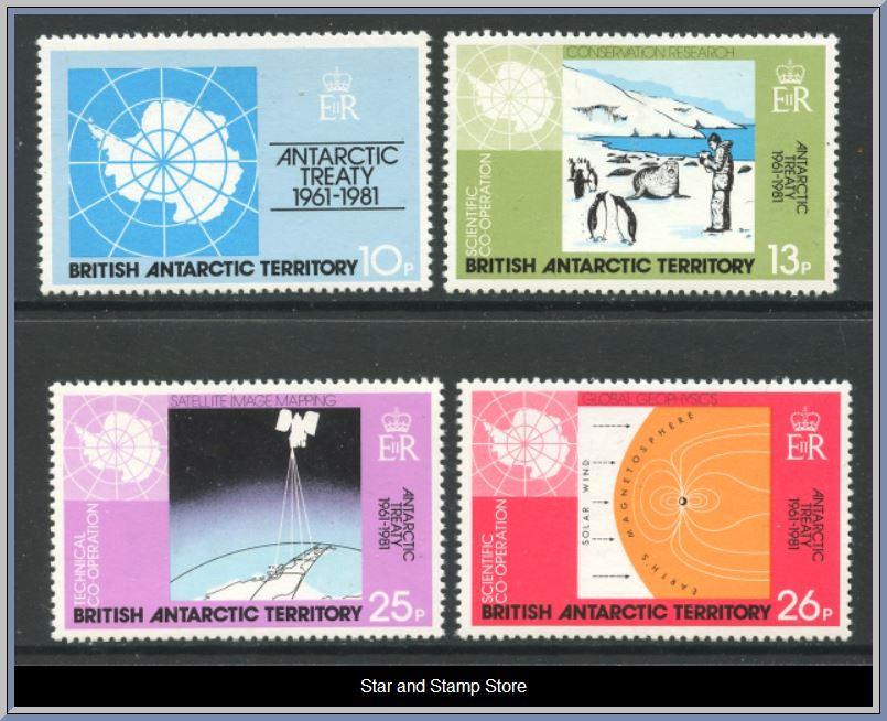British Antarctic Territory | Mi 84-87