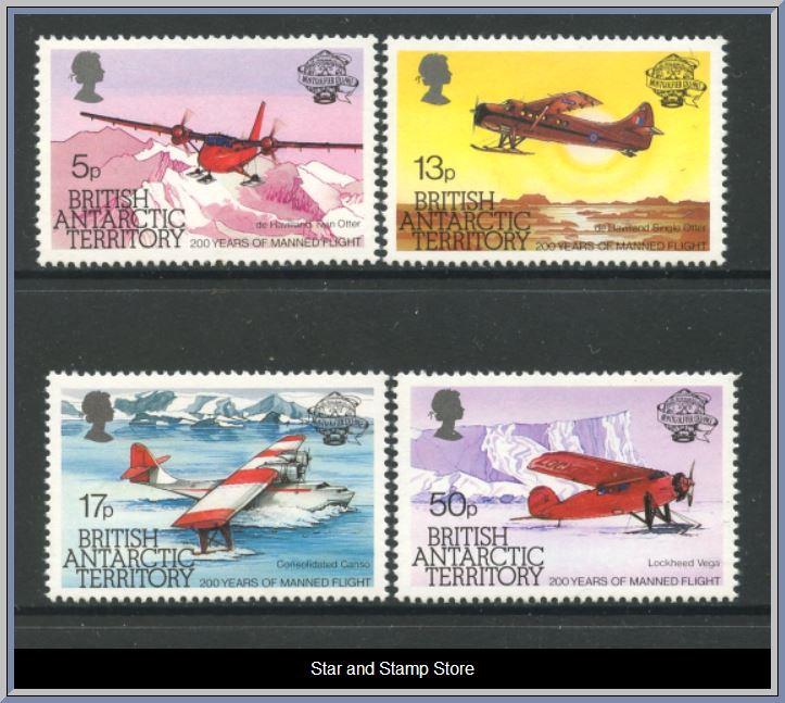 British Antarctic Territory | Mi 104-107