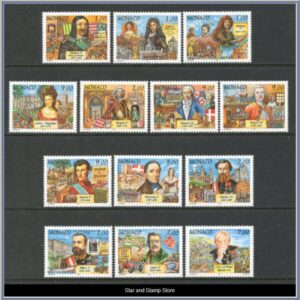 Monaco  |  Mi 2363-2375
