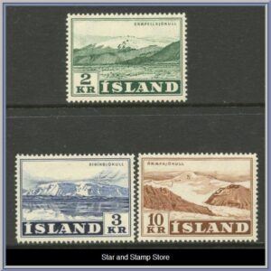 Island | Facit 350-352