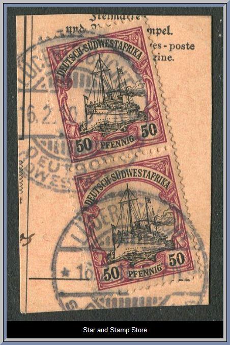Deutsch-Südwestafrika | Mi 18 i par - LÜDERITZBUCHT 16.2.10