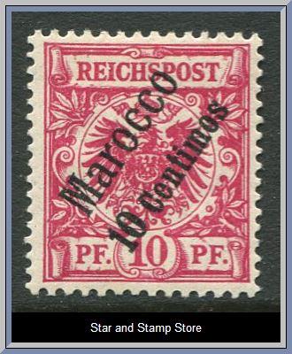 Deutsche Post in Marokko | Mi 3 a