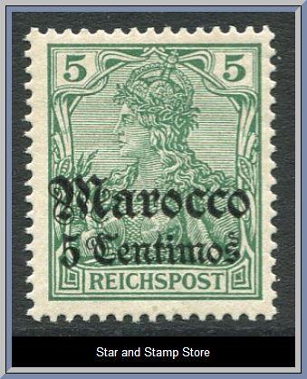 Deutsche Post in Marokko | Mi 20