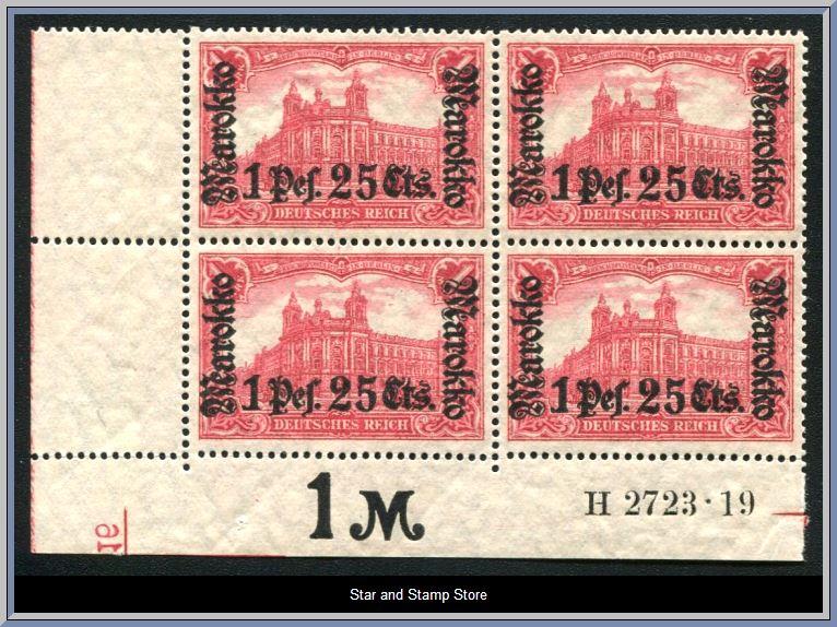 Deutsche Post in Marokko | Mi 55 II B a HAN A